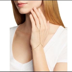 Rebecca Minkoff Gold Hand Chain Bracelet NWT